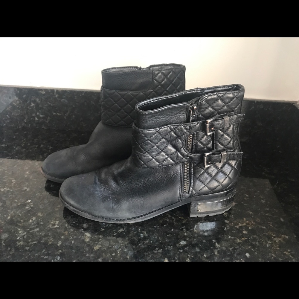 Vince Camuto moto booties